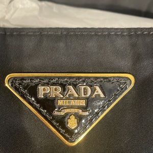Black Prada tote bag